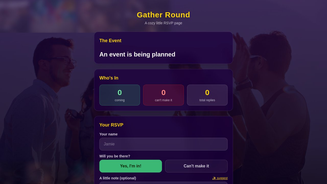 Quick RSVP
